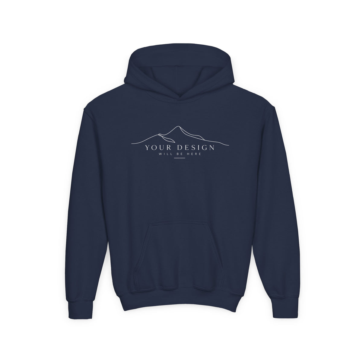 Custom Fine Line Hoodie - kids