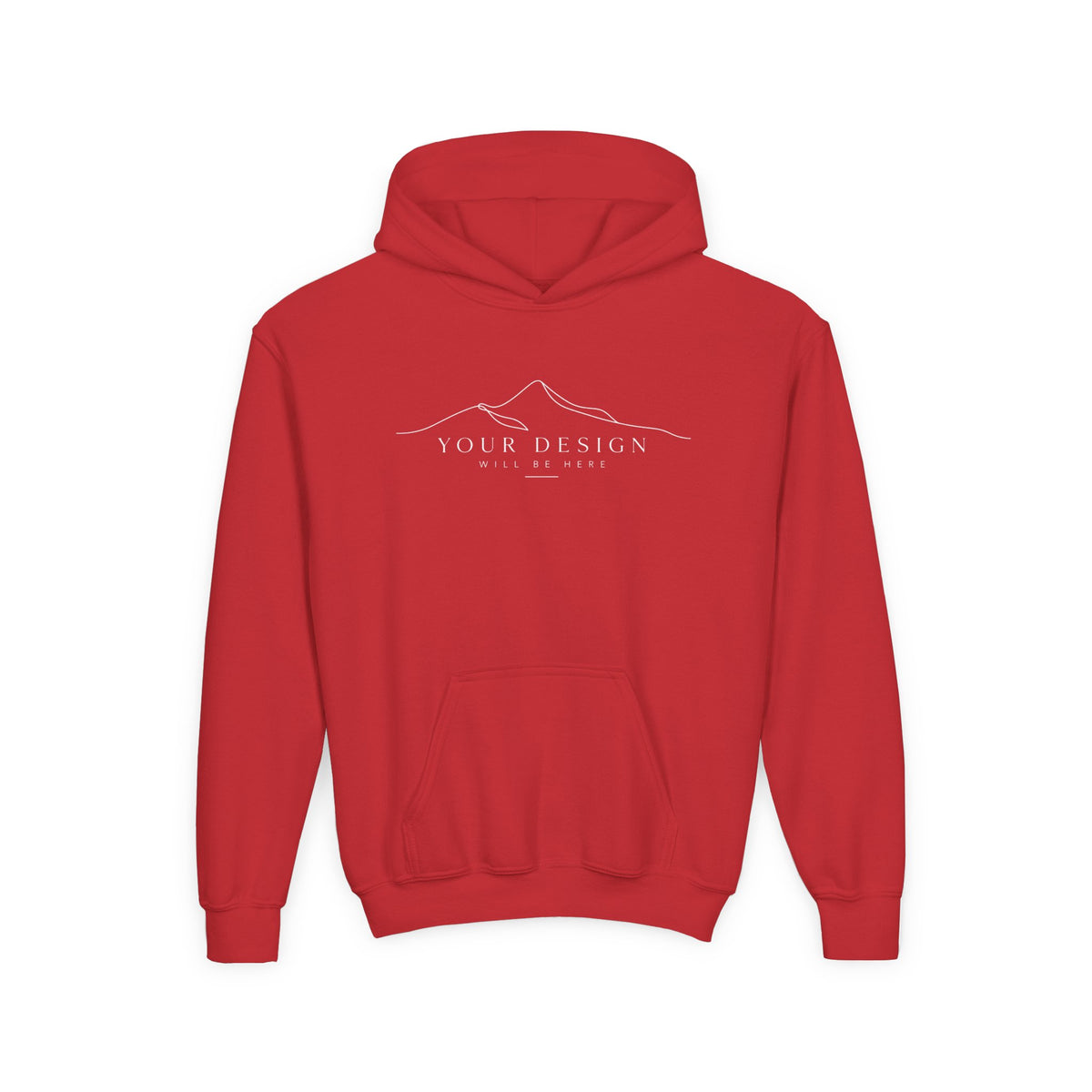 Custom Fine Line Hoodie - kids