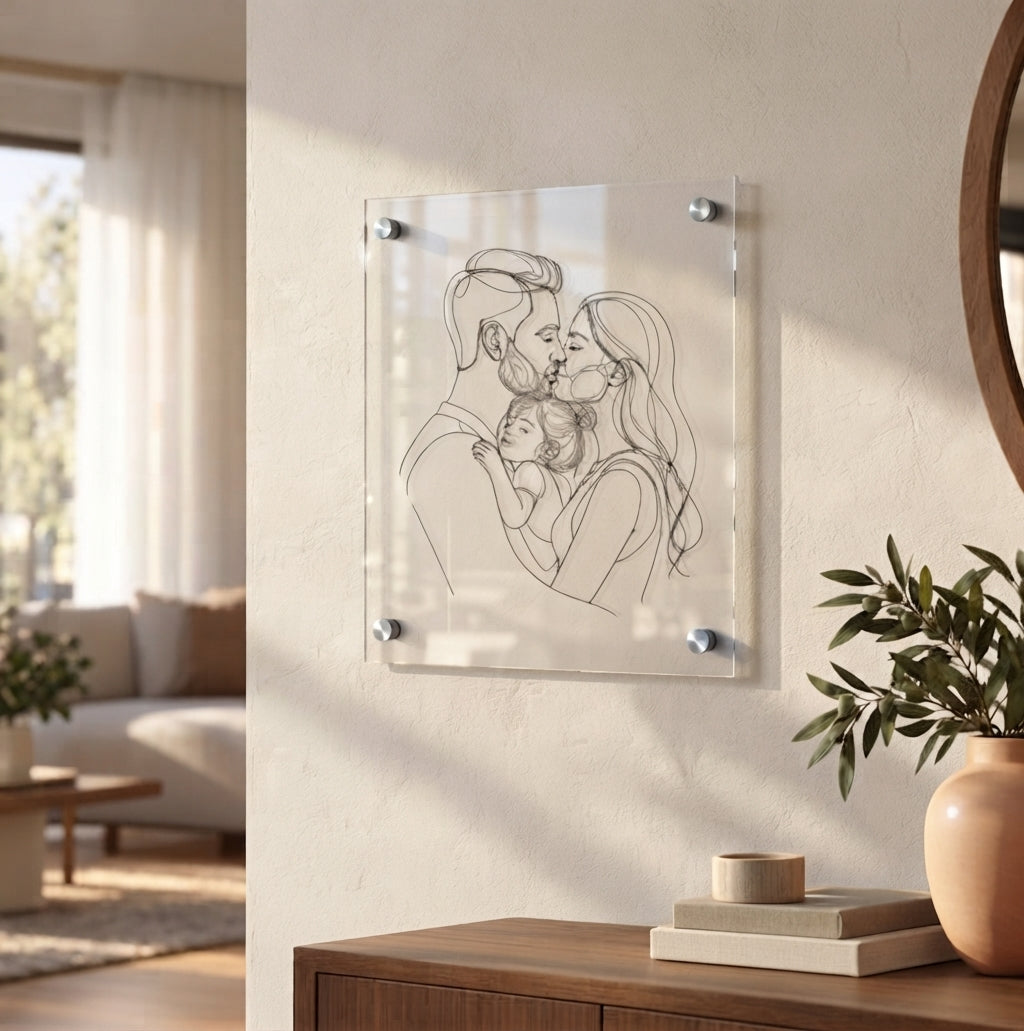 Custom Fine Line Acrylic