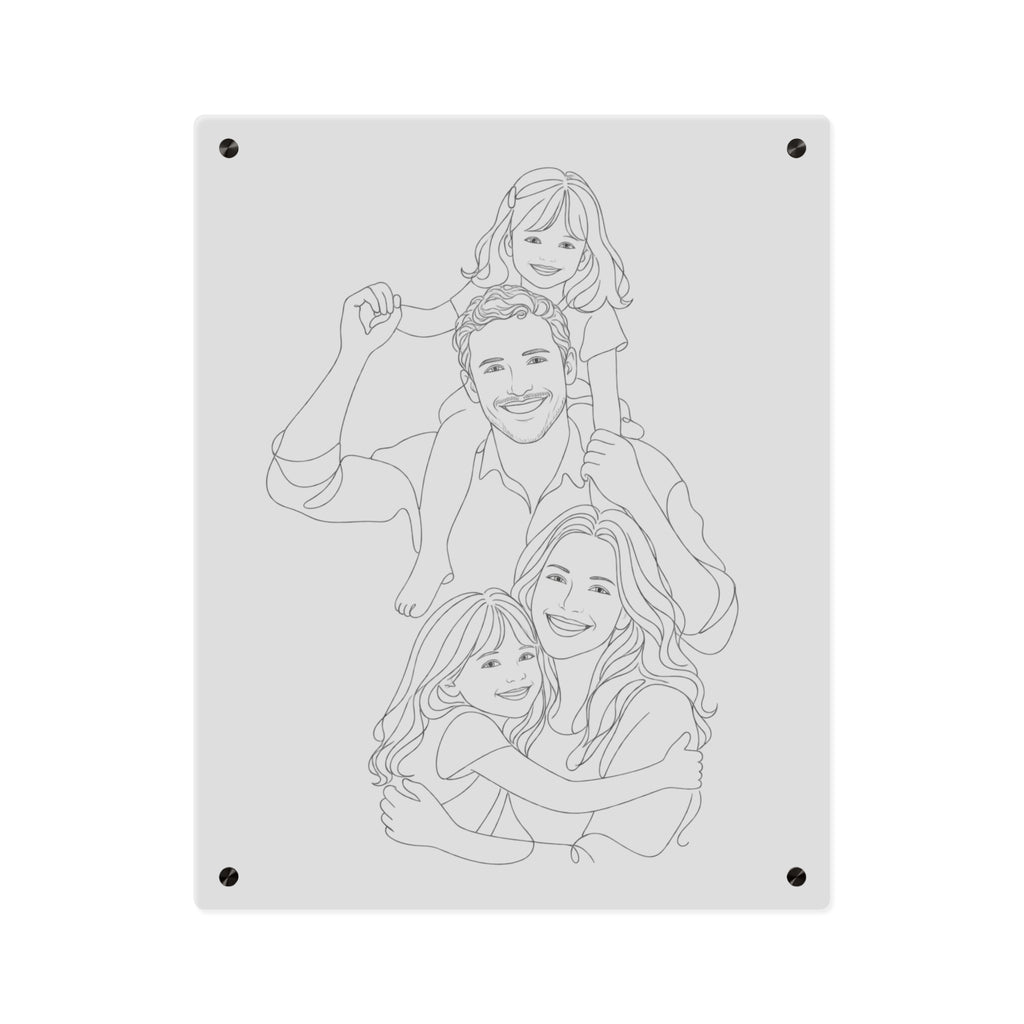 Custom Fine Line Acrylic