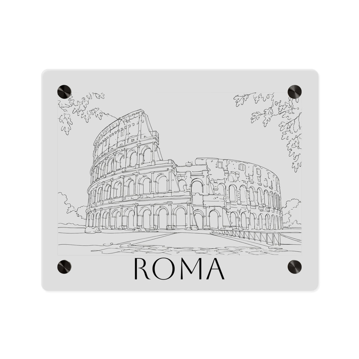 Custom Fine Line Acrylic