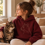 Custom Fine Line Hoodie - kids