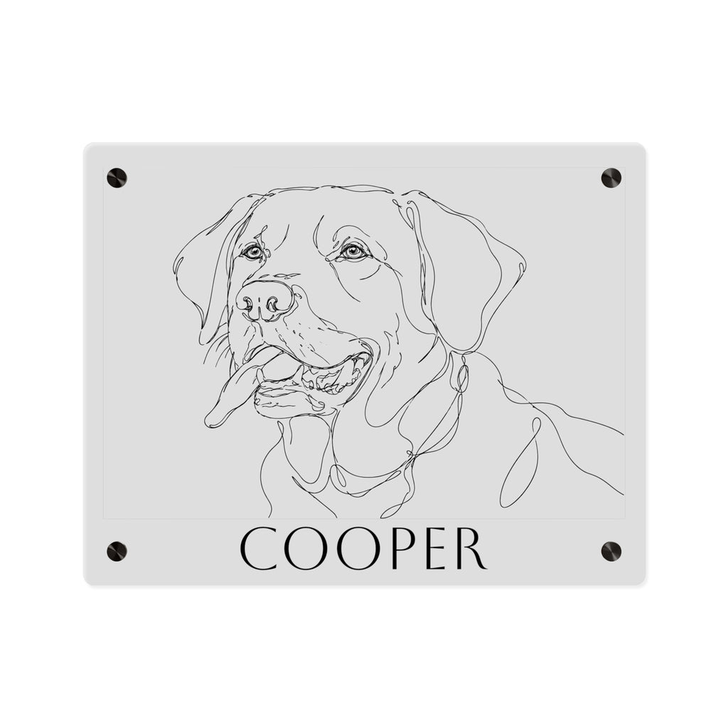 Custom Fine Line Acrylic