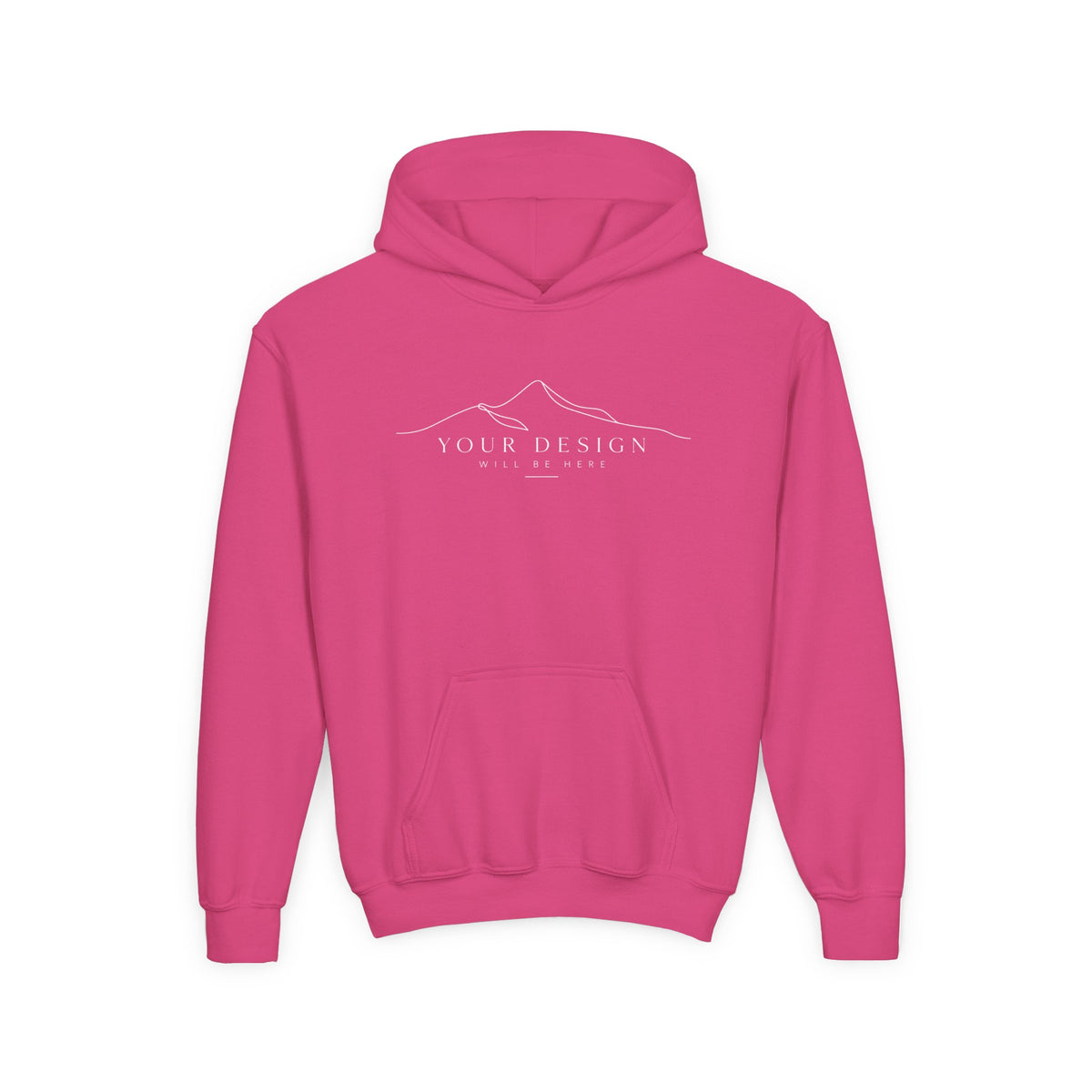 Custom Fine Line Hoodie - kids