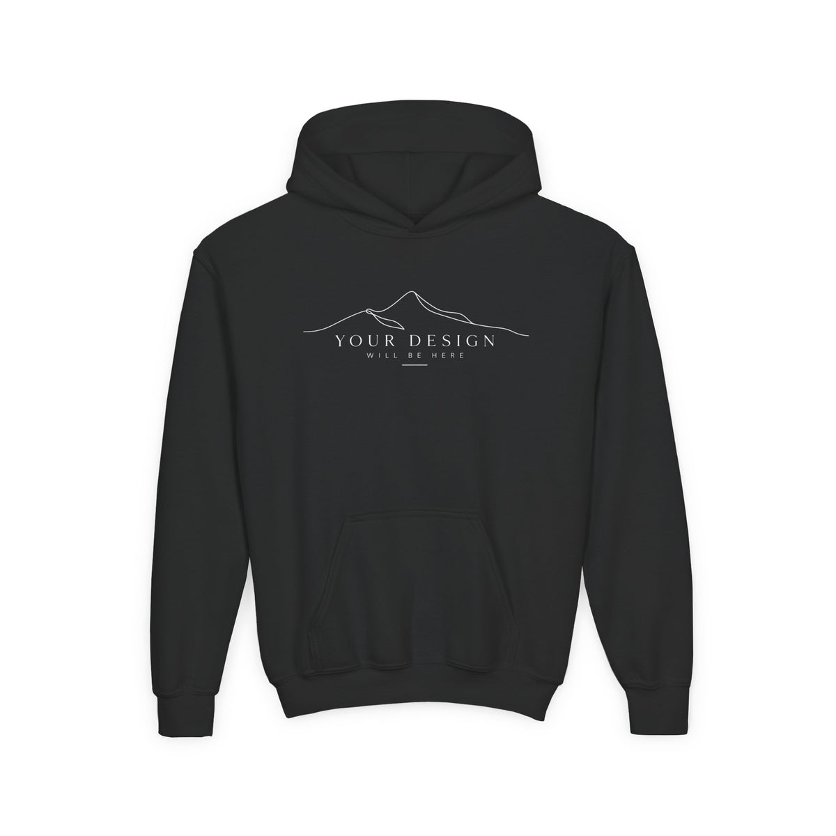 Custom Fine Line Hoodie - kids